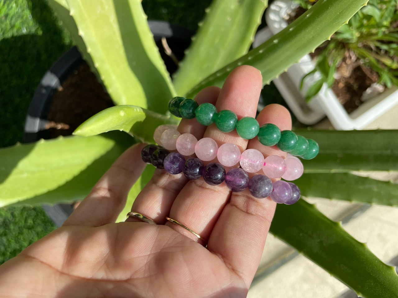 Essential Crystals Bracelet Set