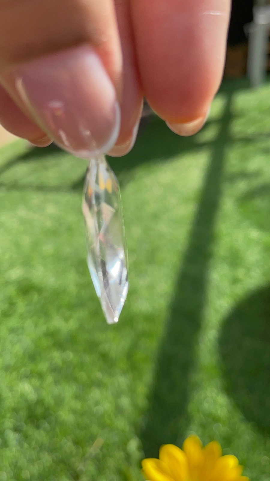 Star of David Clear Quartz Pendant