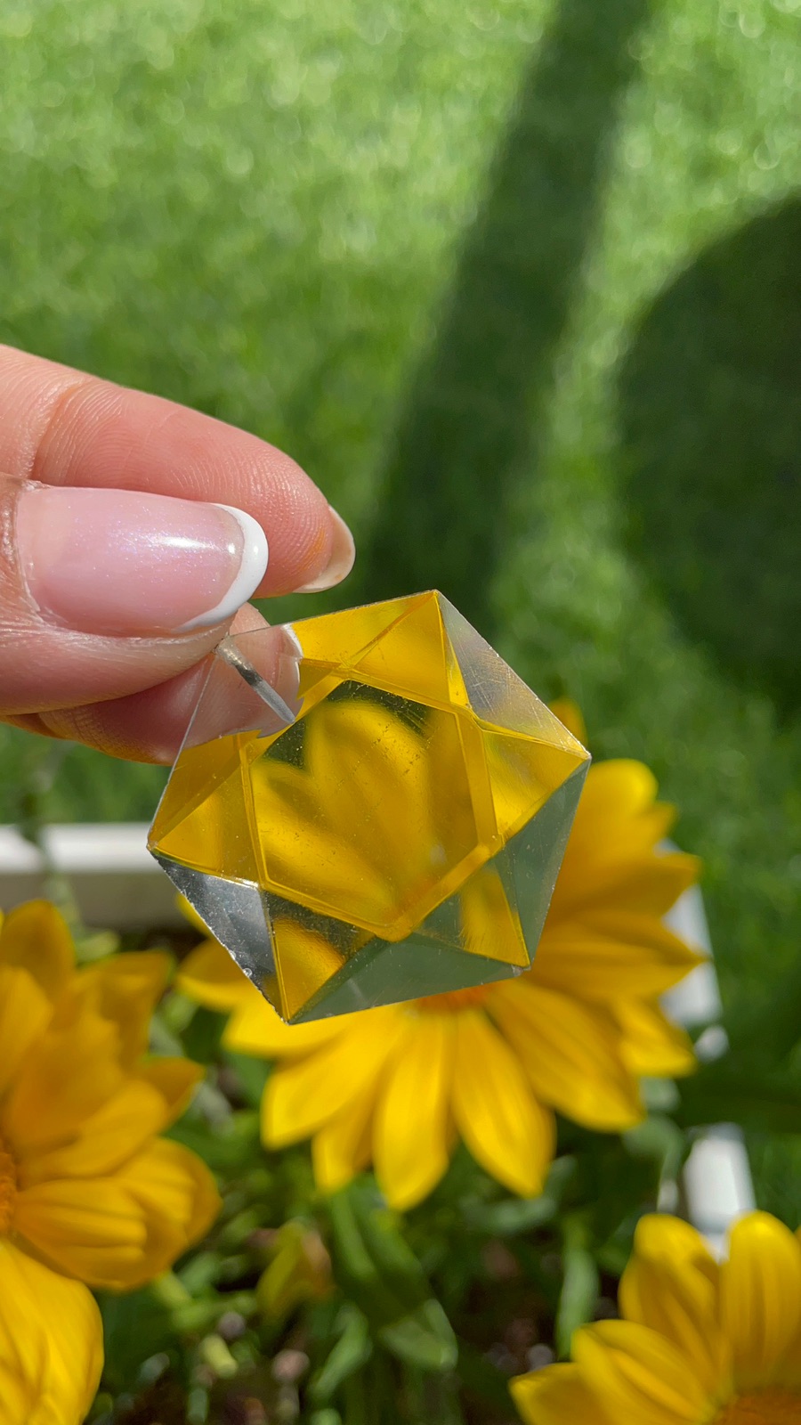Star of David Clear Quartz Pendant