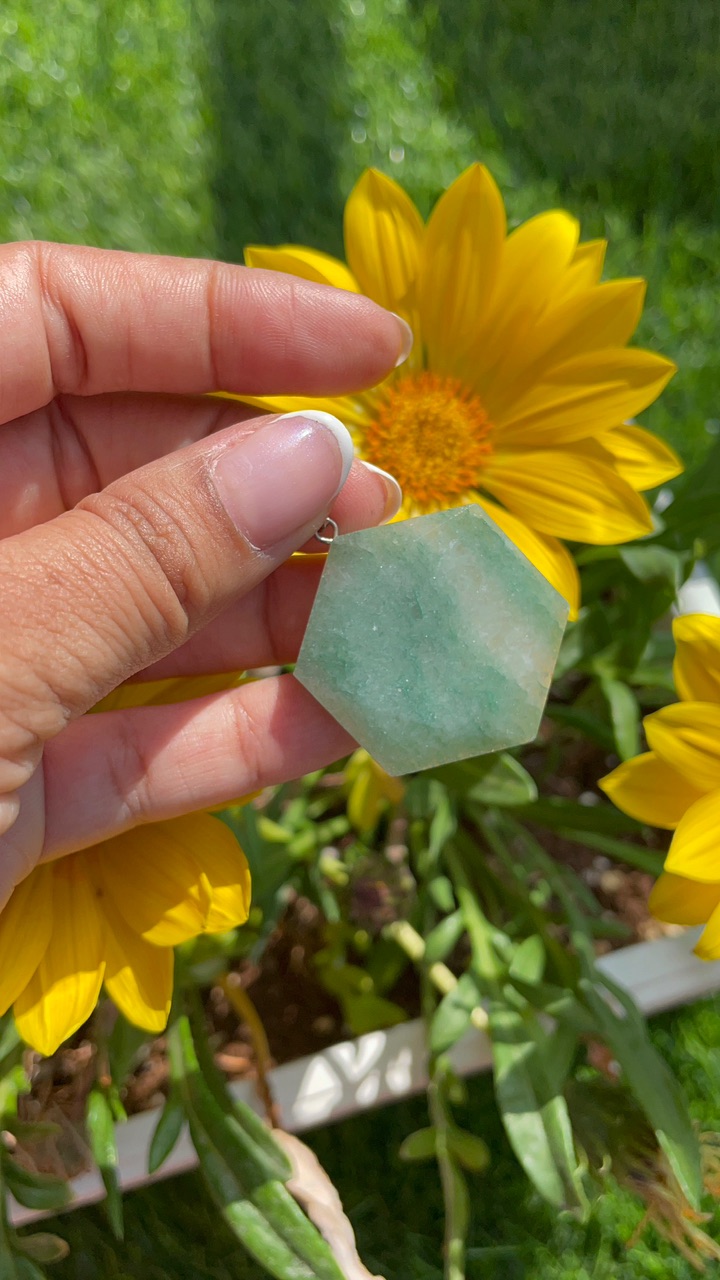 Star of David Green Aventurine